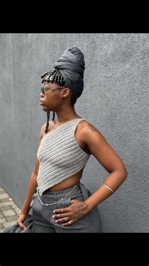 Diagonal Crochet Top Tutorial for Beginners