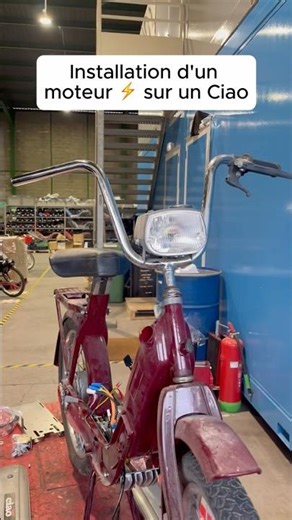 Installing an electric motor on a Ciao ⚡️