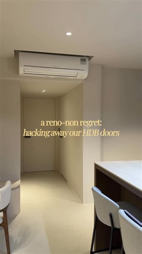🤪🛠️ on Instagram: "my long-overdue week 21 reno update — ft. my beautiful doors from @adoore.sg 🤪🚪 I knew I wanted to do away with the original HDB doors the day we collected our keys… but somehow along the way it slipped our minds and we only started sourcing vendors when we were halfway through our reno. Learn from our mistake and start earlier so your doors are ready by the time your reno is more or less completed — we ended up living without doors for weeks which was quite the experience