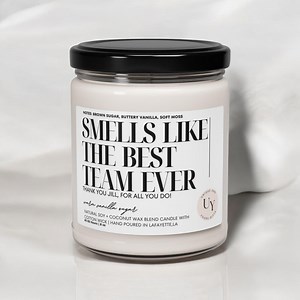 Employee Christmas Gifts Bulk, Personalized Best Team Candle, Corporate Gift, Team Appreciation, Coworker Gift, Employee Thank You Gifts - Etsy