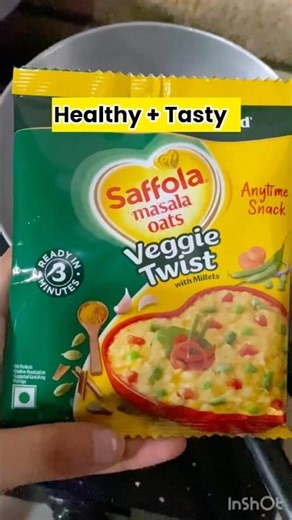 2-Minute Healthy Masala Oats Recipe 😍
