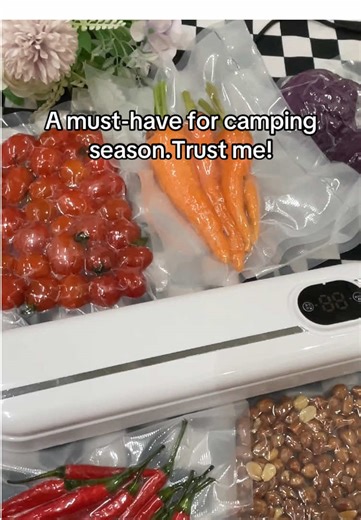 This is GENIUS.Why didn’t l get this sooner?!#goodproductsrecommendation #fyp #vacuumsealer #foodsaver #foodsealer