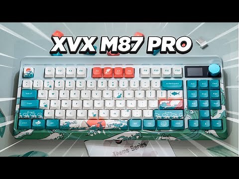 This Budget Keyboard has a SCREEN! | XVX M87 Pro Review