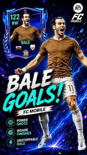 GARETH BALE IS BACK! 🐉 117 OVR Icon Gameplay is UNSTOPPABLE! 🚀 #fcmobile #fc24 #fc26