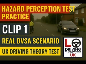Hazard Perception Test Practice Clip 1 – Real DVSA Style Scenario | UK Driving Theory 2025