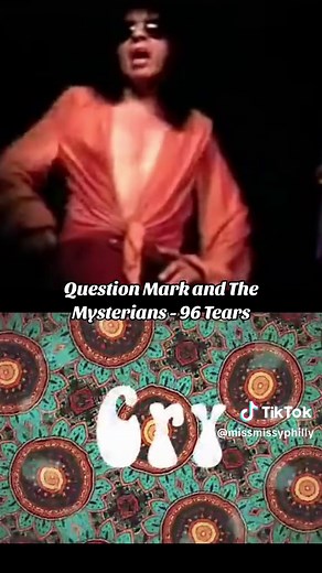 Question Mark and The Mysterians - 96 Tears (1966) #questionmarkandthemysterians #96tears #fyp #foryou #60smusic #60ssong #garagerock #psychedelicpop #psychedelicrock #lyrics #rudymartinez #?andthemysterians #popmusic #flashback #flashback #musicvideo
