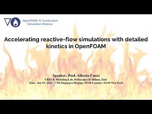Accelerating reactive-flow simulations with detailed kinetics in OpenFOAM