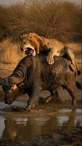 Lion vs. Buffalo: A battle where experience won
