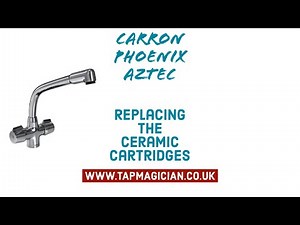 CARRON PHOENIX AZTEC - How to replace tap cartridges, repair dripping tap ‪@tapmagician‬