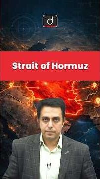 Strait of Hormuz | Middle East Geopolitics | Drishti IAS English #shorts #Geopolitics #UPSC2026