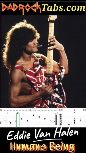 Humans Being Eddie Van Halen #howto #guitartutorial #guitarlesson #guitartabs #guitar #classicrock