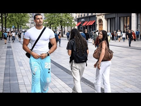 Handsome Giant Enchants the Public on the Streets! Reaction to Safir ❤️