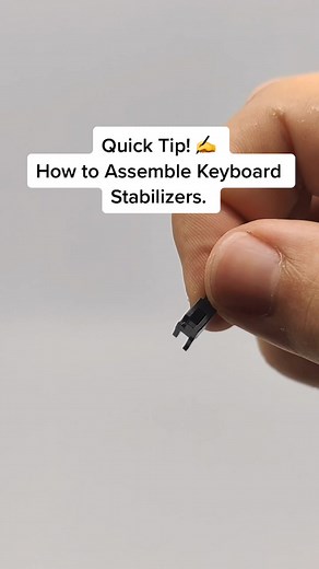 How to Assemble Keyboard Stabilizers