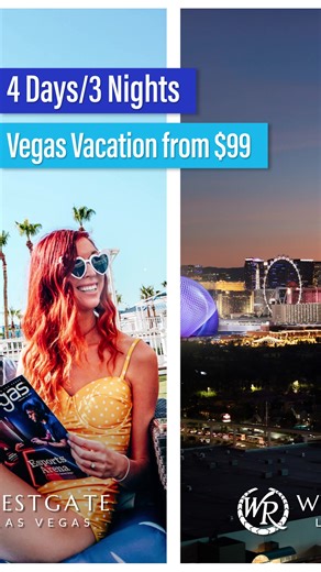 Viva Las Vegas! Unwind for only $99 with our 4-Day/3-Night vacation package at Westgate Las Vegas Resort & Casino | Westgate Las Vegas Resort & Casino