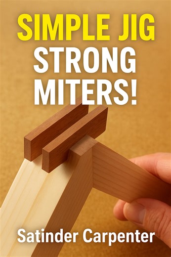 21K views · 237 reactions | Easy Router Jig for Perfect Spline Miter Joints! Simple idea for beginners carpenters 漢 . . . #wood #woodworking #woodworkingtips #woodworkingtools #woodwork #carpentry #woodworkingcommunity #woodworker #woodenfurniture #wooden #carpenter #carpentryskills #carpentrywork #carpenterwork | Satinder Carpenter | Facebook