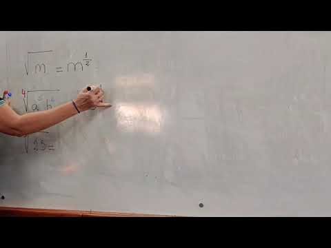 Potencias de exponentes fraccionarios