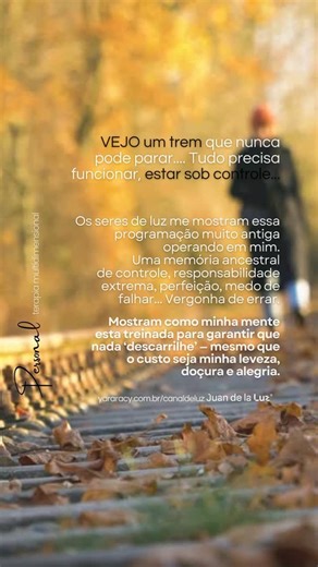 Yara Racy on Instagram: "Ah, Yara, mas como essa terapia multidimensional ajuda na vida da gente??? Exatamente assim… Os seres de luz pegam a gente pela mão e levam para um mergulho profundo dentro de nós… Mostram exatamente o que estamos precisando ver e trabalhar nesse exato momento. Ai, depende de nós! Nessa Personal do Método JDL que fiz semana passada, por exemplo, eles me mostraram esse trem… essa programação muito antiga operando em mim, uma codificação de controle, responsabilidade extre