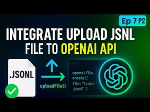 Upload JSONL File to OpenAI API | MERN AI Agent Integration Tutorial (Ep 7 Part 2)
