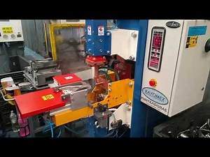 Punteadora tipo prensa RAYOMEX soldadora adaptada para piezas especiales de metal