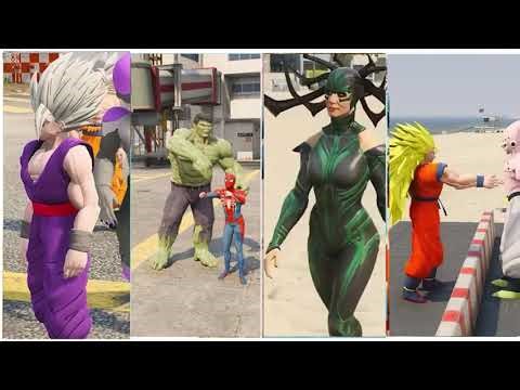 Hulk & Spiderman vs Goku & Cell vs Hela | Epic Animation Battle | Who Wins?