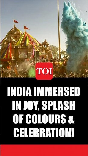 Hues Of Holi: India Soaked In Holi Spirit As Festival Of Colours Unites Nation