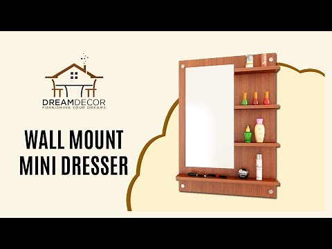 How to Make Wall Mount Dresser with Mirror | DreamDecor Smart DIY Furniture