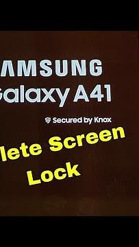 Forgot screen lock? How to Factory Reset with buttons Samsung A41 (SM-A415F). Delete Screen Lock.