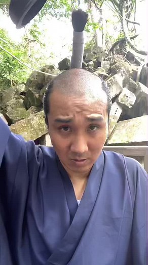 Shaving My Samurai Head at Beng Mealea Temple