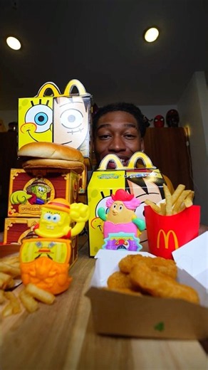 McDonald’s SPONGEBOB x ONE PIECE HAPPY MEAL COLLAB!! 💛🏴‍☠️