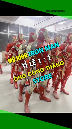 5.1K views | Mô hình Iron man mark 50 tỉ lệ 1 1 #ongcongthang | Ông Công Thắng - Shop Mô Hình | Facebook