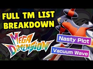 FULL TM MOVE LIST! Pokemon Legends Z-A Mega Dimension DLC Meta Analysis! Competitive Guide!
