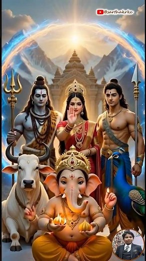 Shiv Parivar Divine Darshan 🕉️ Again | Feel the Sacred Energy Instantly #shiv #Mahadev #Shorts