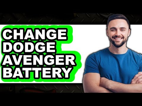 How to Change Dodge Avenger Battery Step By Step