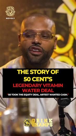 “50 took the equity deal. Artest wanted cash. Coca-Cola bought it 18 months later.” The Story of 50 Cent’s Legendary Vitamin Water Deal | Drink Champs