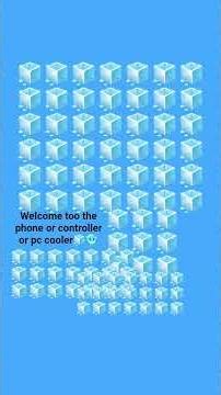 Phone controller PC cooler🧊🥶😎