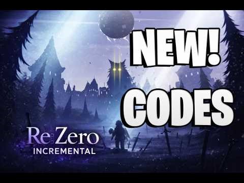 RE:ZERO INCREMENTAL CODES [ROBLOX] *NEW* ALL WORKING CODES