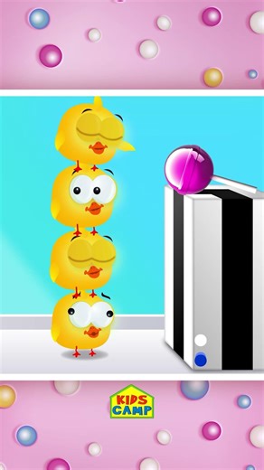 Lucky Ducky LOVES Lollipops! 🍭 #shorts #funny #luckyducky #kidssongs #kidscamp #hooplakidz