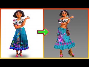 Encanto: Mirabel Madrigal Makeup Sexy Style - Encanto Disney Pixar ‪@cartoonworld68‬