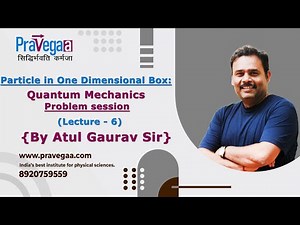 Particle in One Dimensional Box Problem Session Lecture 6 Video Lecture | Quantum Mechanics for GATE - GATE Physics