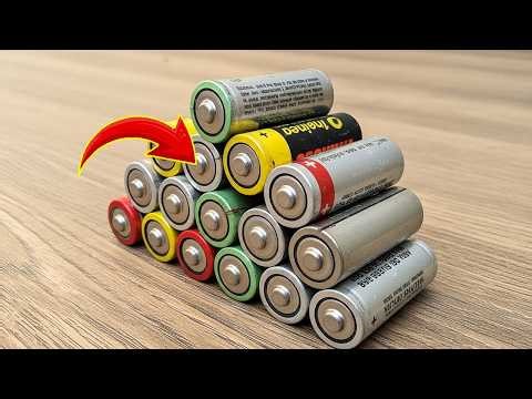 Your Dead Batteries Still Work?! Try This Genius Trick Before Throwing Them Away! | Creative Tricks