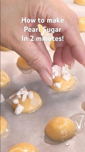 How To Make Pearl Sugar in 2 Minutes Using Sugar Cubes