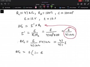 Intermittent windshield wipers use a variable resistor in an R C circuit to set the delay between successive passes of the wipers. A typical circuit is shown in Figure P 23.81 . When the switch closes, the capacitor (initially uncharged) begins to charge and the potential at point b begins to increase. A sensor measures the potential difference between points a and b, triggering a pass of the wipers when Vb=Va . (Another part of the circuit, not shown, discharges the capacitor at this time so th