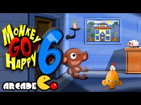 Monkey Go Happy 6 Walkthrough All Levels HD