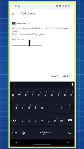 How to Add Phone Number to Gmail Account #tech #gmail