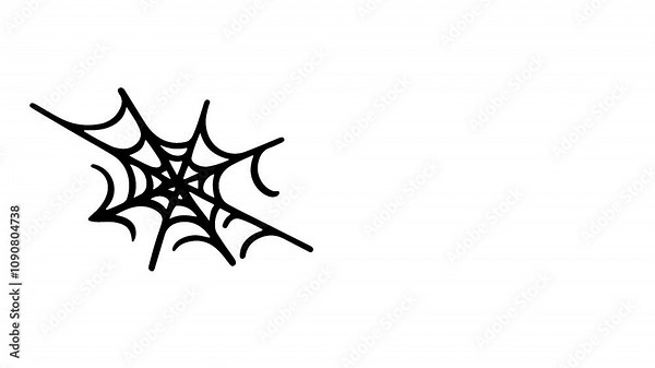 Halloween Day icon theme on a white background. Animation minimalist of Halloween theme