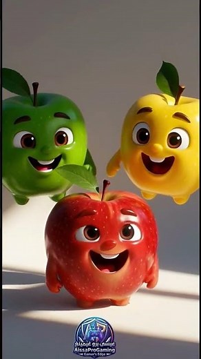 🍎 تفاحة تتكلم وتشرح نفسها! فيديو تعليمي ممتع للأطفال 😍 | 3D Apple Animation Kids