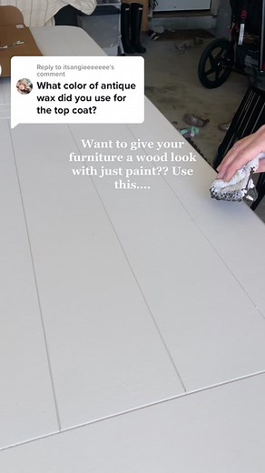 Vintage Wood Furniture Painting Tutorial with Antique Wax