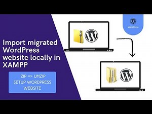 How to import migrated WordPress website locally in XAMPP | Manually in import in XAMPP | No Plugins
