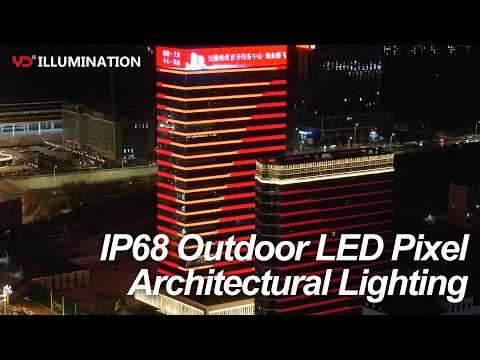 Outdoor Architectural Lighting Project | Qinhuangdao Green Harbor Center Urban Landscape Lighting