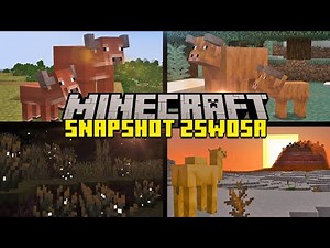 MINECRAFTS AMBIANCE UPDATE + FIREFLIES, NEW COWS ADDED (Snapshot 25w05a)